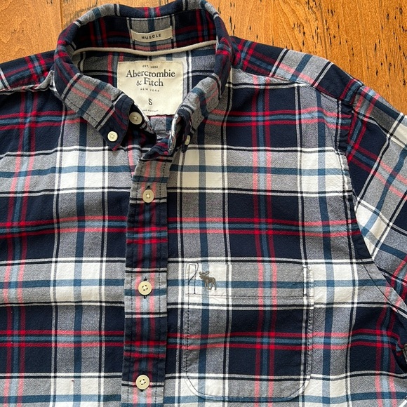 Abercrombie & Fitch long sleeve button down sz S - Picture 4 of 4
